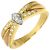 Cartier Ring aus dreifarbigem Gold
