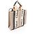 Chloé Chloe Woody Small 2-Way Handtasche Schwarz Beige - Ansicht 2