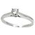 Cartier Solitär-Diamantring aus Platin - Ansicht 2