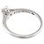 Cartier Solitär-Diamantring aus Platin - Ansicht 3