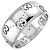 Anello Gucci Icon Band in oro bianco 18K