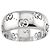 Anello Gucci Icon Band in oro bianco 18K - vista 2