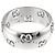 Anello Gucci Icon Band in oro bianco 18K - vista 3