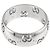 Anello Gucci Icon Band in oro bianco 18K - vista 4