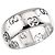 Anello Gucci Icon Band in oro bianco 18K - vista 5