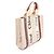 Chloé Chloe Woody Small Tote Bag Castaño Beige - vista 2