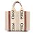 Sac à main Chloé Woody Small Marron Beige