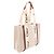 Saco Tote Chloé Woody Medium Marrom Bege - vista 2