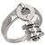 Bulgari Anel B-zero1 Element em Ouro Branco 18K da Bvlgari - vista 5