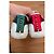 Sneaker Gucci pelle bianca perle e borchie Bianco Rosso Verde - vista 5