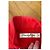 Vestido sin mangas rojo Christian Dior bordado abeja - vista 10