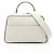 mala de mão 2-Way Valextra Serie Esse Medium Branco