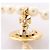 Vivienne Westwood ONE ROW PEARL DROP Choker Bianco Multicolore D'oro - vista 7