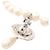 Vivienne Westwood ONE ROW PEARL DROP Choker Argento Bianco Multicolore