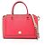 Bolsa de mão 2-Way MCM em Bege e Rosa