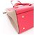 Bolsa de mão 2-Way MCM em Bege e Rosa - vista 7