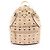 MCM STARK Visetos Studded Rucksack Beige