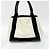 Balenciaga Cabas in tela blu navy e pelle Medium Bianco - vista 2