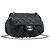 Borsa a tracolla CHANEL Matelasse con catena in pelle d'agnello nera e argento CC Auth ka6097SAV Nero