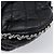 Borsa a tracolla CHANEL Matelasse con catena in pelle d'agnello nera e argento CC Auth ka6097SAV Nero - vista 17