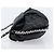 Borsa a tracolla CHANEL Matelasse con catena in pelle d'agnello nera e argento CC Auth ka6097SAV Nero - vista 4