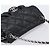 Borsa a tracolla CHANEL Matelasse con catena in pelle d'agnello nera e argento CC Auth ka6097SAV Nero - vista 6