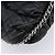 Borsa a tracolla CHANEL Matelasse con catena in pelle d'agnello nera e argento CC Auth ka6097SAV Nero - vista 9