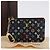 LOUIS VUITTON Monogram Multicolor Pochette Cles NM Black M60279 LV Auth 200573M Nero - vista 12