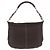 Bolsa de Ombro PRADA em Couro Marrom Prata Auth am12574V - vista 3