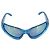 Lunettes de soleil BALENCIAGA Plastique Bleu Argent Auth 203373M Argenté - vue 2