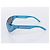 Lunettes de soleil BALENCIAGA Plastique Bleu Argent Auth 203373M Argenté - vue 5