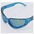 Lunettes de soleil BALENCIAGA Plastique Bleu Argent Auth 203373M Argenté - vue 8