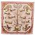 Hermès HERMES Carre 90 Seidentuch "Traineaux et Glissades" Rosa Weiß Auth 200402M Pink