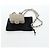 Borsa CHANEL Classic Mini Chain Bag V-stitch in pelle d'agnello Beige Argento CC Auth bs36939M - vista 12