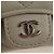 Borsa CHANEL Classic Mini Chain Bag V-stitch in pelle d'agnello Beige Argento CC Auth bs36939M - vista 21