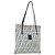 FENDI Zucca Canvas Tote Bag Green Silver Auth 203793 Silber Grün