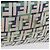 FENDI Zucca Canvas Tote Bag Green Silver Auth 203793 Silber Grün - Ansicht 2