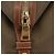 Saco Tote PRADA Canvas Jacquard Beige Gold Auth 200549M Bege Dourado - vista 17