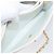 Bolso de hombro CHANEL Chain Matelasse de piel de cordero Blanco Gold CC Auth 200466V Dorado - vista 26