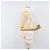 Bolso de hombro CHANEL Chain Matelasse de piel de cordero Blanco Gold CC Auth 200466V Dorado - vista 27