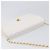 Bolso de hombro CHANEL Chain Matelasse de piel de cordero Blanco Gold CC Auth 200466V Dorado - vista 6