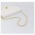 Bolso de hombro CHANEL Chain Matelasse de piel de cordero Blanco Gold CC Auth 200466V Dorado - vista 7