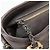Borsa a tracolla CHANEL Chain Gabriel De V Stitch in pelle caviar grigia CC Auth 203252V Marrone - vista 18