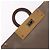 Borsa a tracolla Salvatore Ferragamo Gancini in pelle marrone e oro Auth 202452A D'oro - vista 19