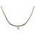 Collana Christian Dior metallo Gold Auth SW2798V D'oro