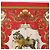 Hermès Pañuelo HERMES Carre 90 Seda Rojo Auth bs37039 Roja - vista 3