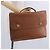 Hermès Borsa Business HERMES Danube 38 in Pelle Brown Gold Auth bs37017 Marrone D'oro - vista 24