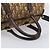 Borsa Boston Christian Dior Trotter Canvas Beige Gold Auth 200492 D'oro - vista 7