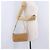 Salvatore Ferragamo Accessory Pouch Leather Beige Silver Auth 201289A Silvery - view 27