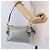 Borsa a tracolla Miu Miu Vitellolux Light Blue Gold Auth 202191M D'oro Blu chiaro - vista 26